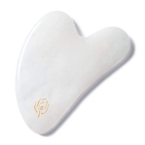 Wellnessurlaub: Clear Crystal Quartz Gua Sha by Pharmos Natur
